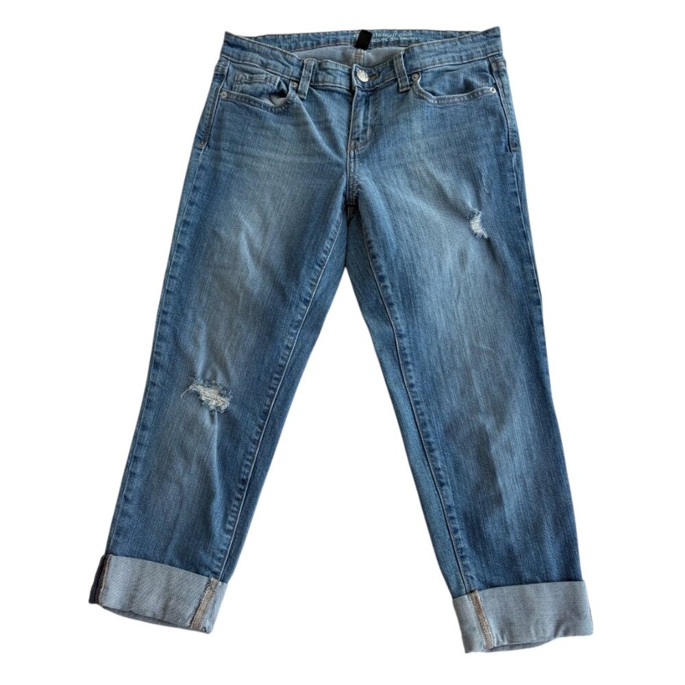 Gap Striaght Crop Blue Jeans (192-1)